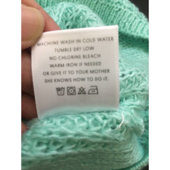 Project Naadam Open Knit Tied Sleeve Sweater M - Picture 10 of 12